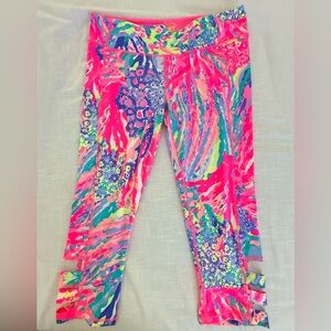 LILY PULITZER Luxletic Powerstretch Wicking UPF 50+ Leggings Size XL